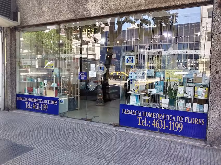 Farmacia homeop&aacute;tica de Flores
