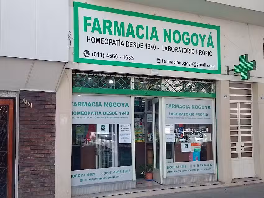 Farmacia Homeop&aacute;tica Nogoy&aacute;. Desde 1940