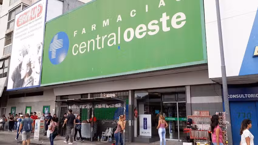 Farmacias Central Oeste Mor&oacute;n